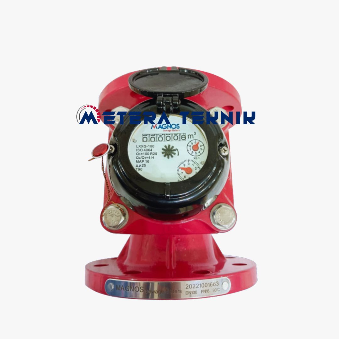 Jual Water Meter Air Limbah Merk Magnos Size 4 Inch