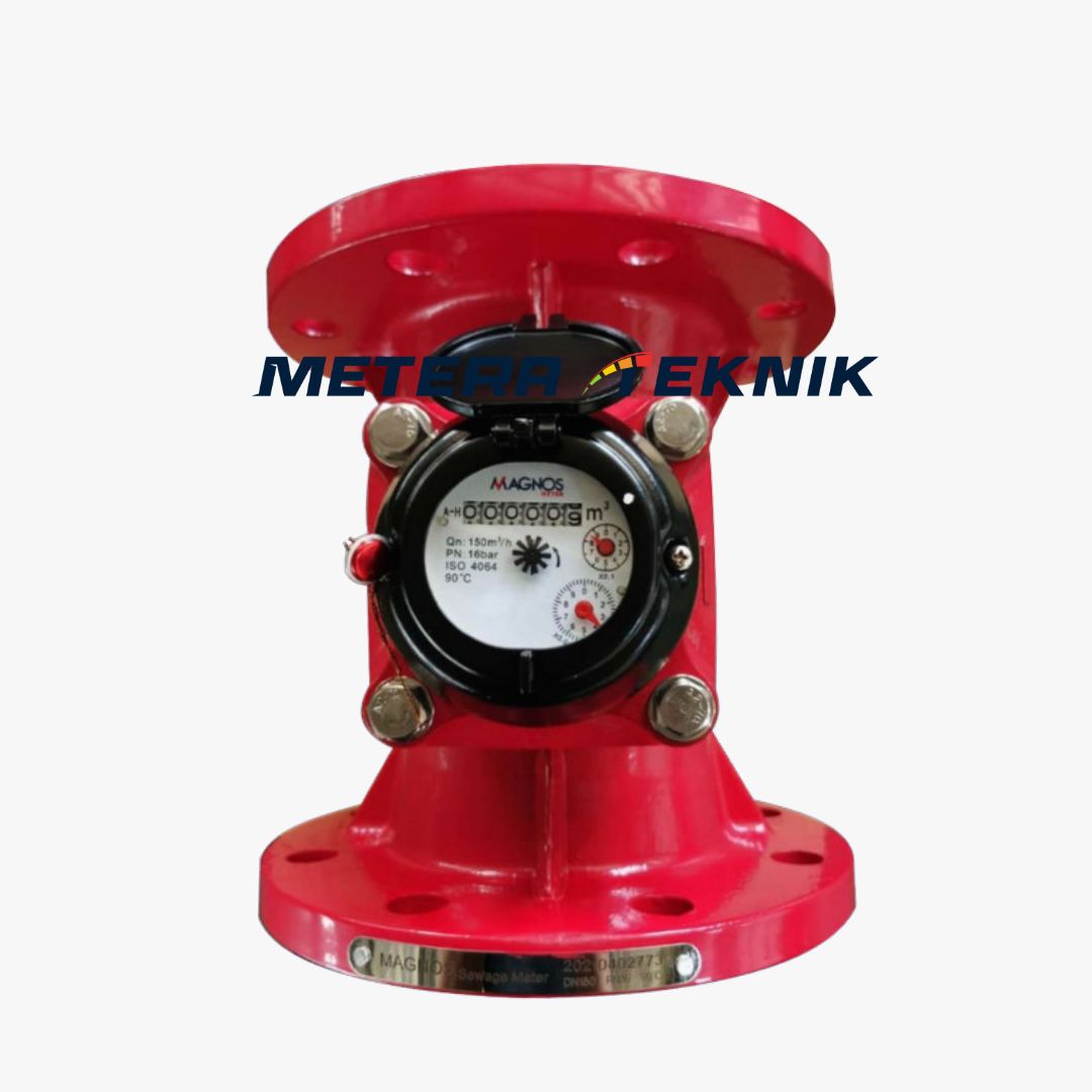 Jual Water Meter Air Limbah Merk Magnos Size 5 Inch