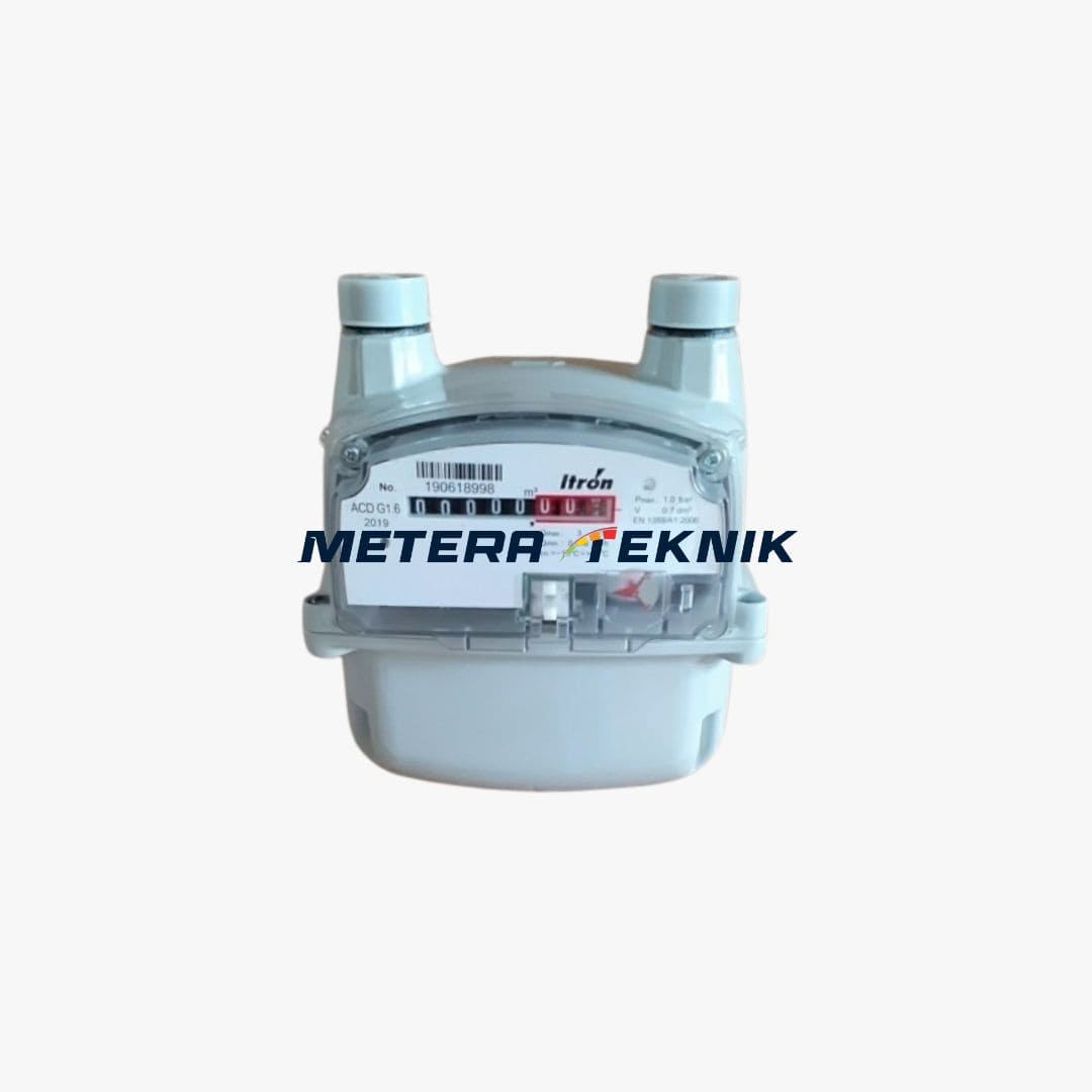 Jual Diaphragm Gas meter Itron ACD G1.6 Size 3/4 Inch 