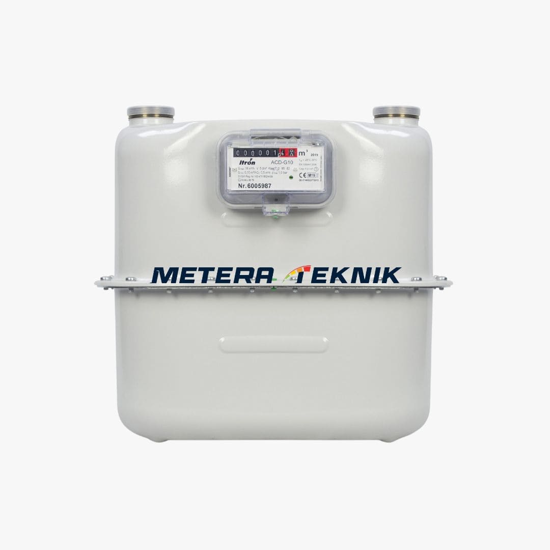 Jual Diaphragm Gas meter Itron ACD G10. Size 1 1/4 Inch 
