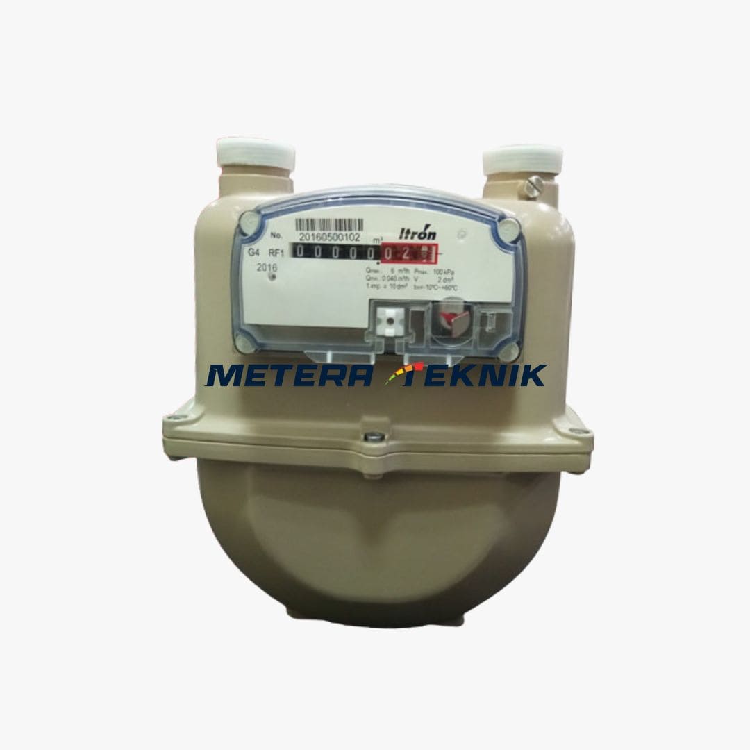 Diaphragm Gas meter Itron RF1 G4 Size 1 Inch