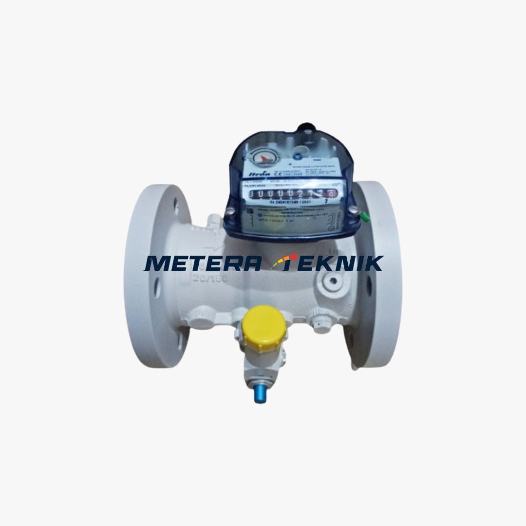 Jual Gas meter Itron Fluxi 2000/TZ Model G100 Size 3 Inch 