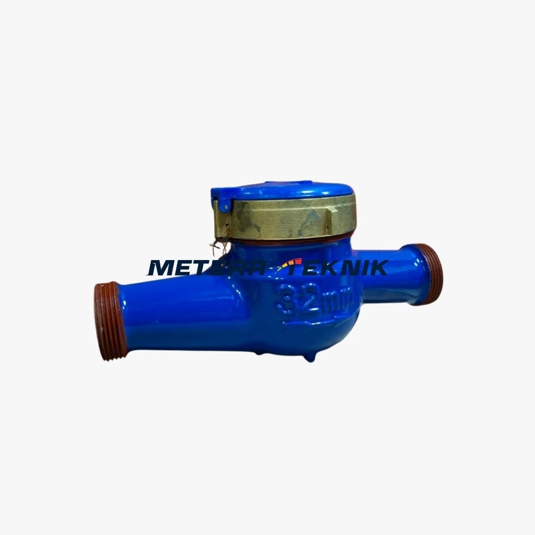 Jual Water Meter Multi Jet Brass Merk Calibrate Size 1 1/4 Inch  - view 2